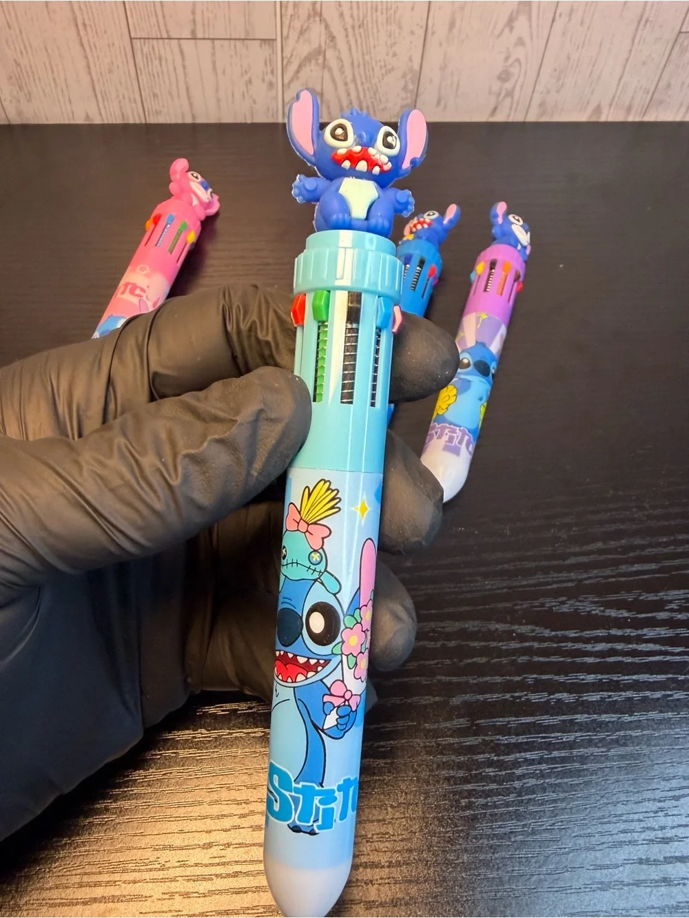4Pcs Lilo And Stitch Character Multi-Color Retractable Pens for Kids